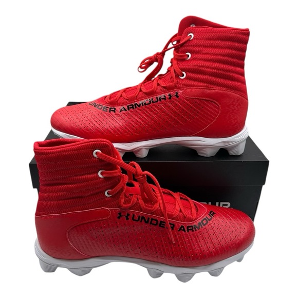 Under Armour‎ Highlight Fran RM 2.0 Football Cleats Mens Sz 12 Red 3027300-600